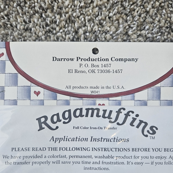 Lot of Vintage Christmas Crafts Raggamuffins Iron On Transfers Snowman Nativity - Picture 12 of 16